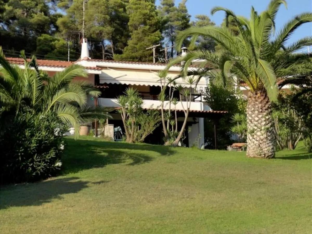Beachfront Villa 100M From Sea For Up To 10 Guests Siviri Exterior photo