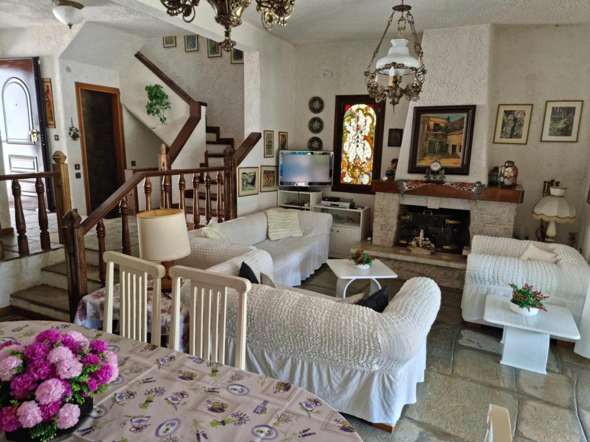 Beachfront Villa 100M From Sea For Up To 10 Guests Siviri Exterior photo