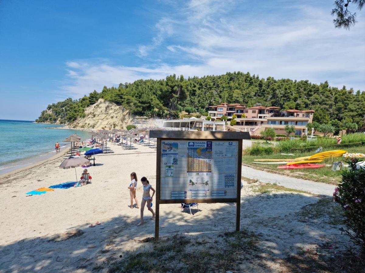 Beachfront Villa 100M From Sea For Up To 10 Guests Siviri Exterior photo